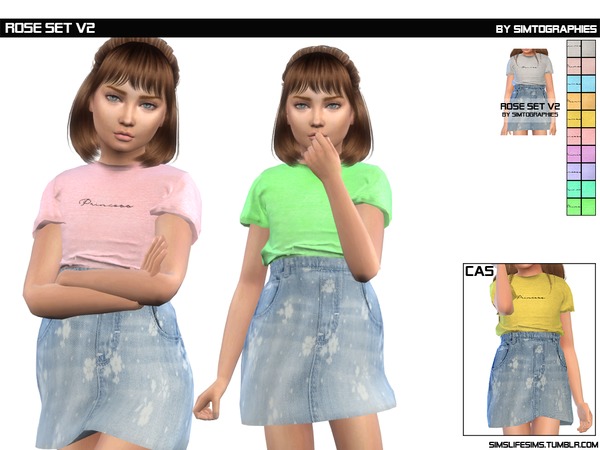 Rose Set V2 by simtographies at TSR » Sims 4 Updates