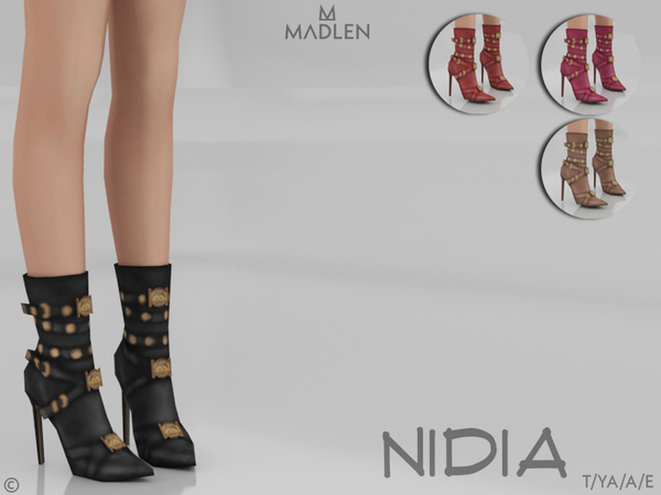 Sims 4 Madlen Nidia Boots by MJ95 at TSR