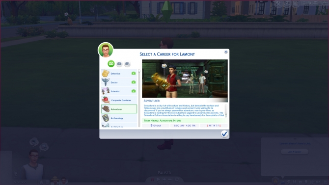 Jungle Adventurer Custom Career by DrAnimaniac at Mod The Sims » Sims 4 ...