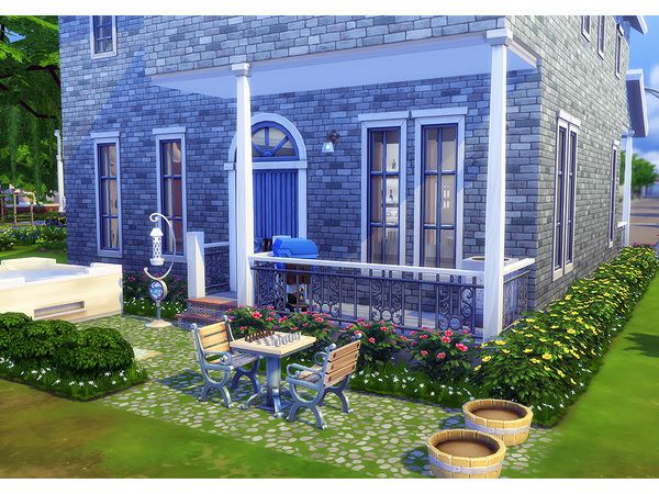 Sims 4 Marla charming country style family home by Degera at TSR
