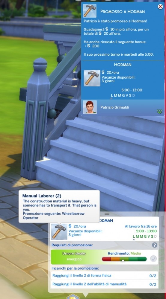 Sims 4 Manual Laborer Career by Daleko at Mod The Sims