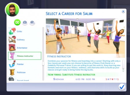 Fitness Instructor Career by PinkySimsie at Mod The Sims