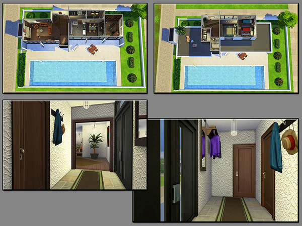 Sims 4 MB Dazzling White house by matomibotaki at TSR