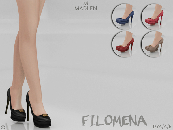 Sims 4 Madlen Filomena Shoes by MJ95 at TSR