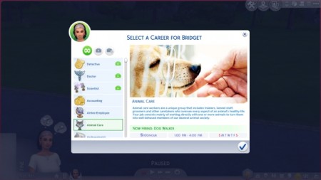 Animal Care Career by kittyblue at Mod The Sims