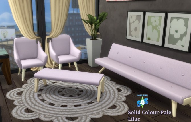 Sims 4 SeemaSofa Set 6 Solid Colours 6 Animal Pattern Colours by wendy35pearly at Mod The Sims