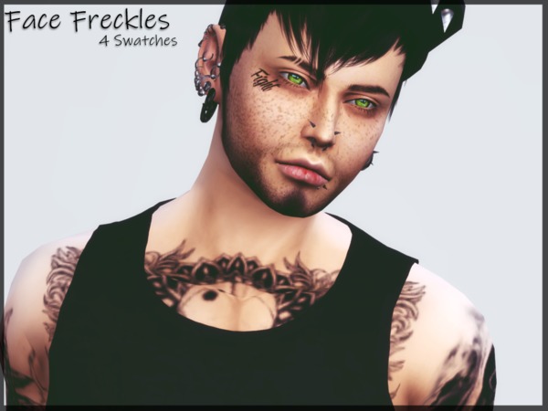 Sims 4 Face Freckles by Reevaly at TSR