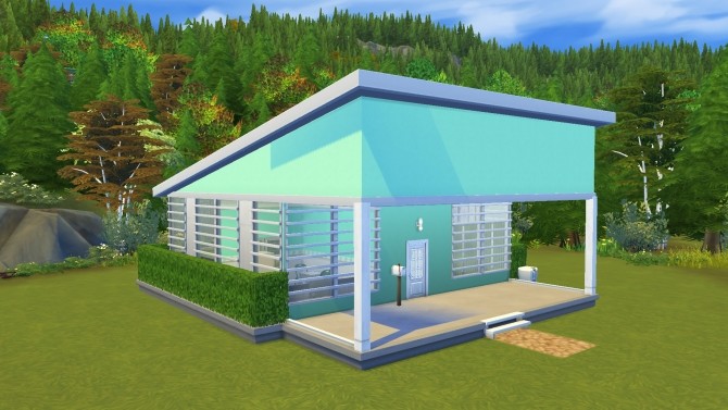 Sims 4 Starter Eco Modern No CC by Brinessa at Mod The Sims