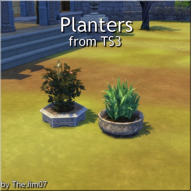 Sims 4 Planters from TS3 by TheJim07 at Mod The Sims