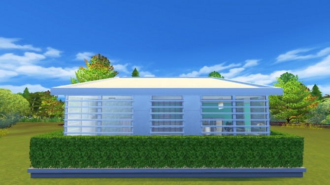 Sims 4 Starter Eco Modern No CC by Brinessa at Mod The Sims