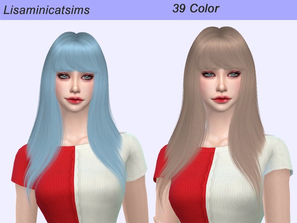 Sims 4 LeahLillith Monster Hair Retexture by Lisaminicatsims at TSR