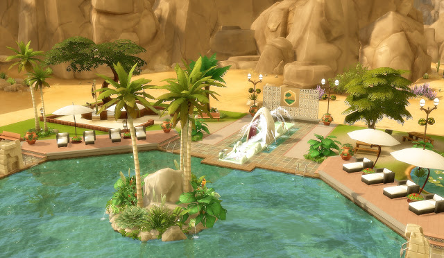 Sims 4 Oasis Springs Park at Via Sims