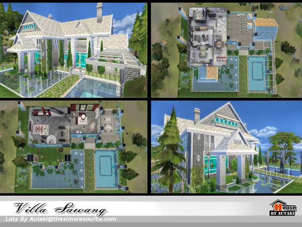 Sims 4 Villa Sawang by autaki at TSR