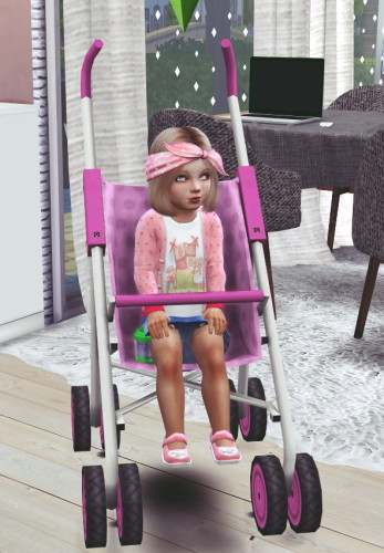 Simple Stroller TS3 To TS4 at MSQ Sims » Sims 4 Updates