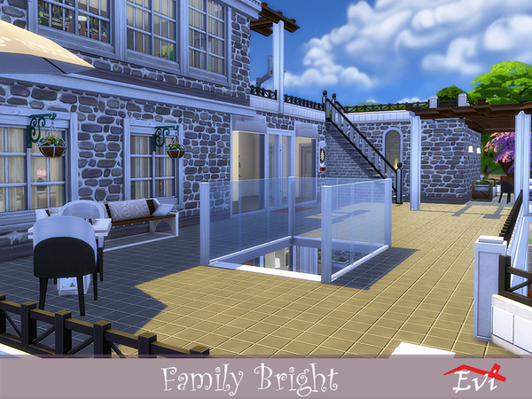 Sims 4 Family Bright by evi at TSR