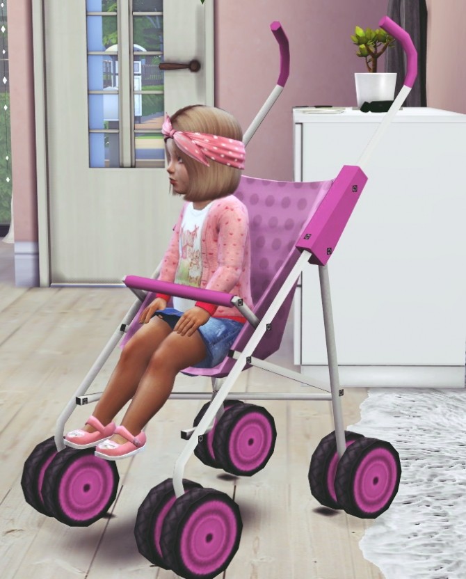 Sims 4 Simple Stroller TS3 To TS4 at MSQ Sims
