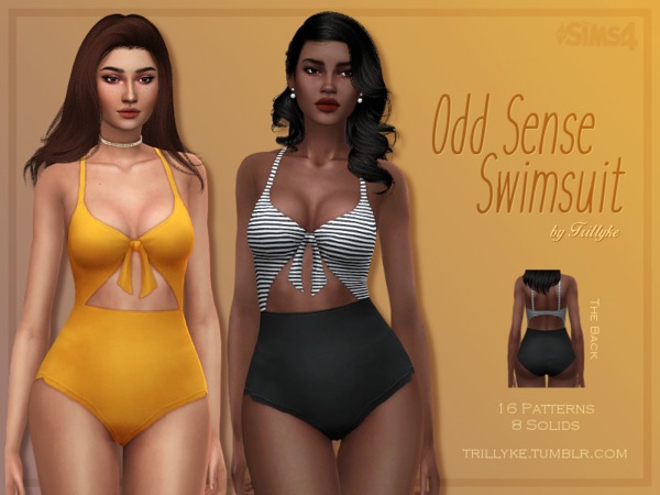 Sims 4 Odd Sense Swimsuit by Trillyke at TSR
