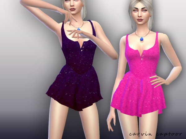 Sims 4 Snerrese dress by carvin captoor at TSR