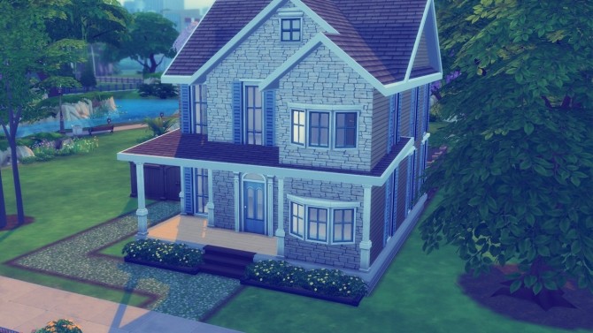 Sims 4 Oak View house at Simming With Mary