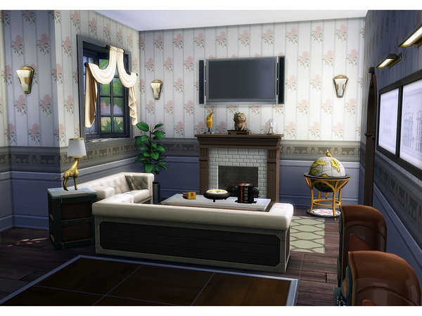 Sims 4 Maisey charming country home by Degera at TSR
