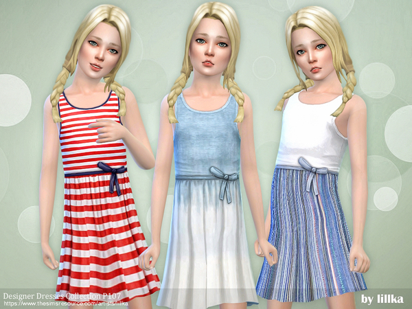 Sims 4 Designer Dresses Collection P107 by lillka at TSR