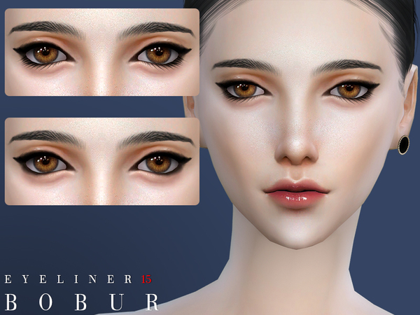 Sims 4 Eyeliner 15 by Bobur3 at TSR