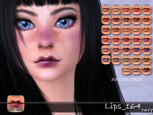 Sims 4 Lips 164 by tatygagg at TSR