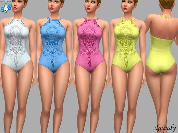 Sims 4 Karen swimsuit by dgandy at TSR