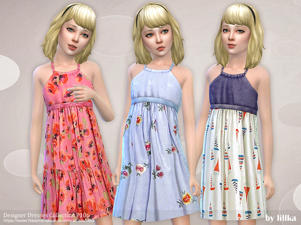 Sims 4 Designer Dresses Collection P106 by lillka at TSR