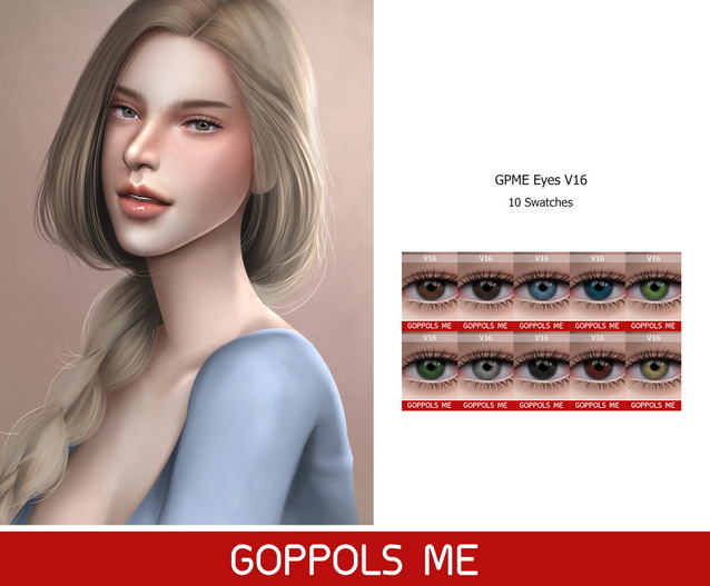 Sims 4 Eyes V16 at GOPPOLS Me