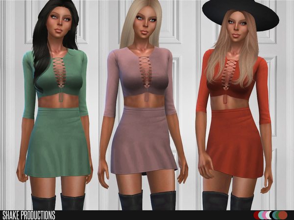 Sims 4 134 Dress by ShakeProductions at TSR