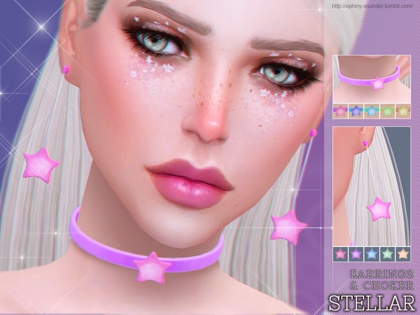 Sims 4 Stellar Star Accessories by Screaming Mustard at TSR