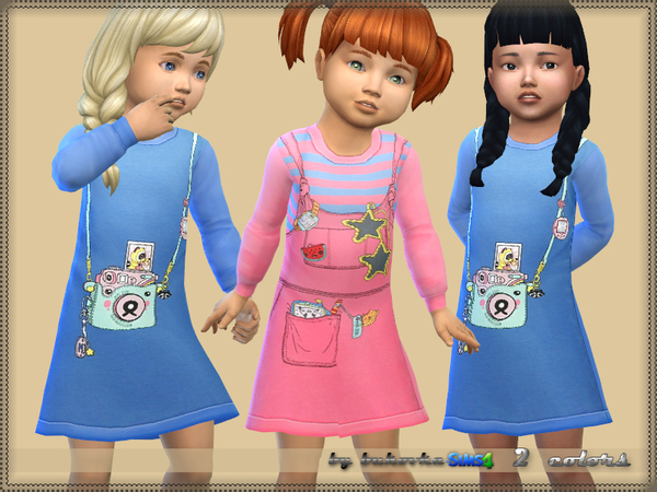 Sims 4 Dress Fashionista by bukovka at TSR