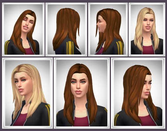 Sims 4 Bandless Mathilda Hair at Birksches Sims Blog