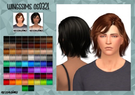 Wingssims os0321 hair retexture at Nessa Sims