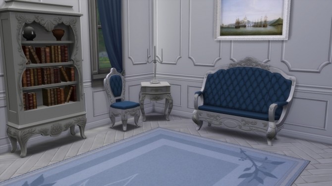 Sims 4 The Emperor’s Rest Loveseat from TS3 by TheJim07 at Mod The Sims