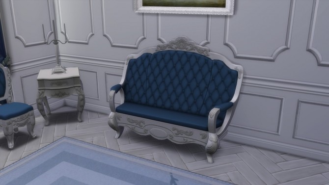 Sims 4 The Emperor’s Rest Loveseat from TS3 by TheJim07 at Mod The Sims