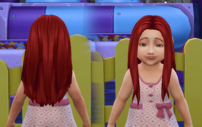 Sims 4 Liliana Hair for Toddlers at My Stuff