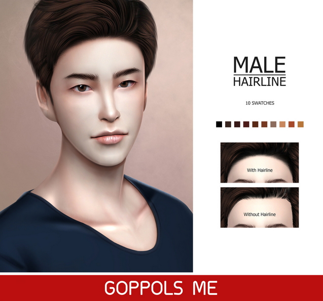 Sims 4 GPME Male Hairline at GOPPOLS Me