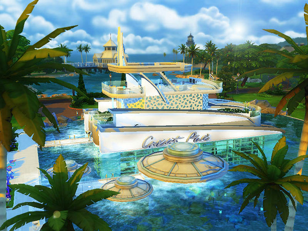 Sims 4 Dolphins Vault modern catamaran by dasie2 at TSR