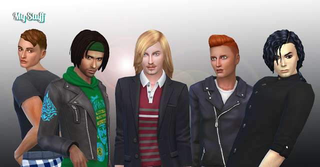 Sims 4 Male Hair Pack 6 at My Stuff