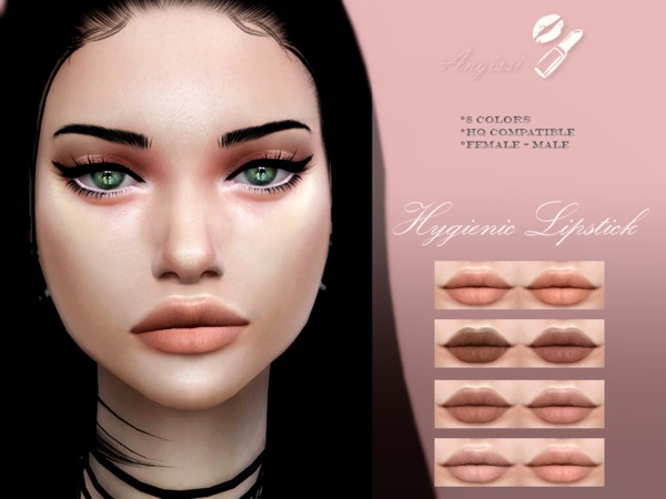 Sims 4 LIPSTICK HYGIENIC by ANGISSI at TSR