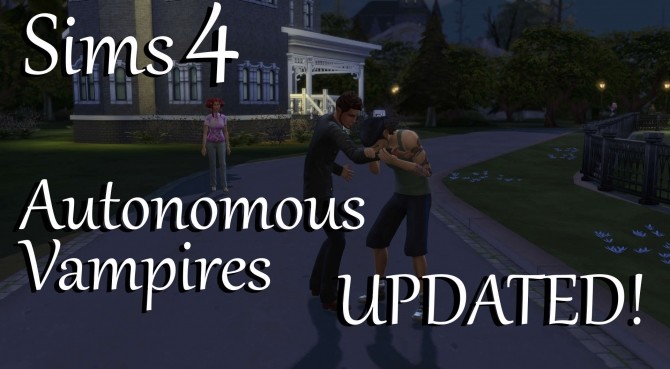 Sims 4 Autonomous Vampires UPDATED by PolarBearSims at Mod The Sims