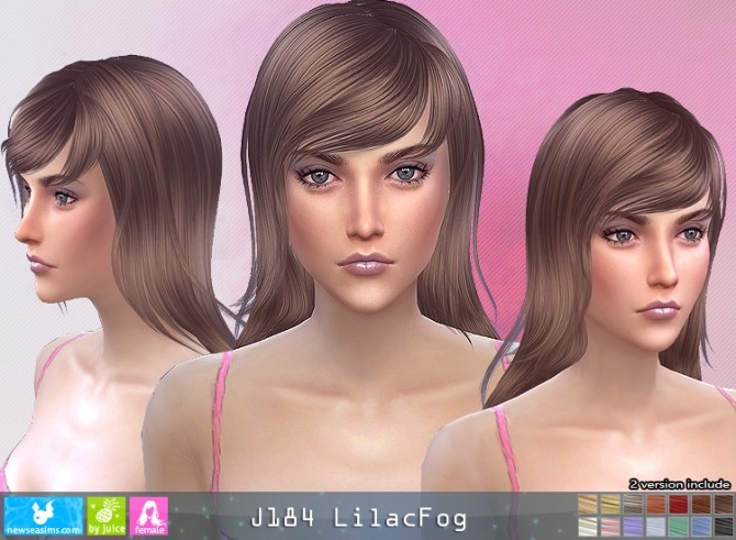 Sims 4 J184 LilacFog hair (P) at Newsea Sims 4