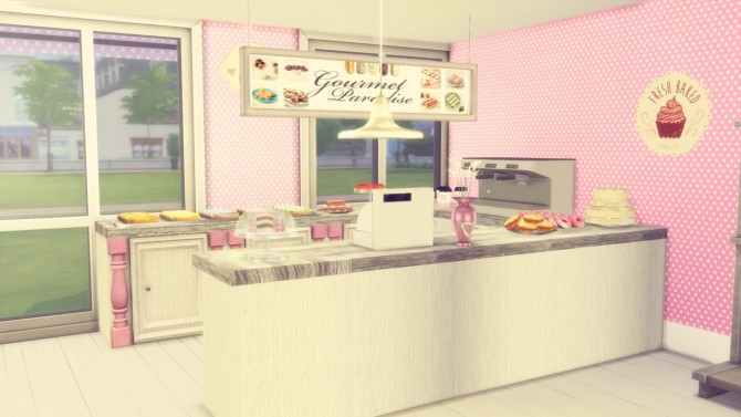 Sims 4 Pastry Shop at Simming With Mary