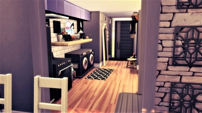 Sims 4 Urban Loft space at Agathea k
