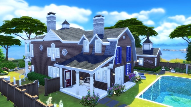 Sims 4 San Diego Beach House NoCC by Chaosking at Mod The Sims