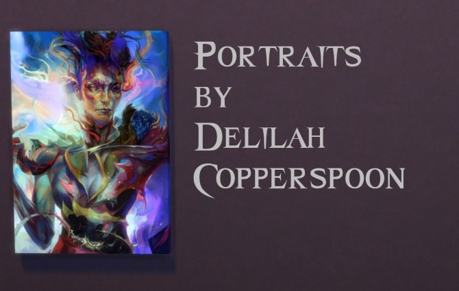 Sims 4 Portraits by Delilah Copperspoon by araynah at Mod The Sims