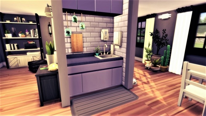 Sims 4 Urban Loft space at Agathea k