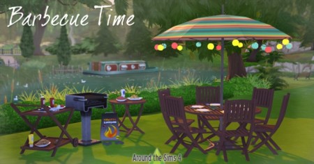 BBQ Time set at Around the Sims 4